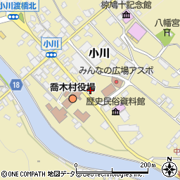 喬木村商工会周辺の地図