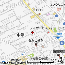 神奈川県愛甲郡愛川町中津718-10周辺の地図