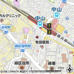 キャンドゥ中山駅南口店周辺の地図