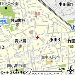 川崎警察署小田交番周辺の地図