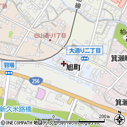 長野県飯田市旭町周辺の地図