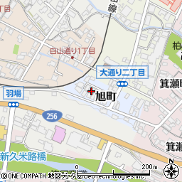 長野県飯田市旭町周辺の地図