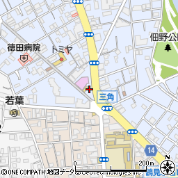 中野理容店周辺の地図