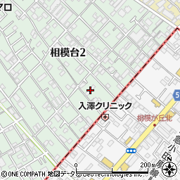 ジョイフル相模原周辺の地図