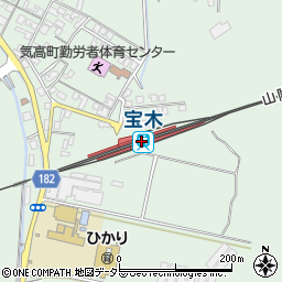 宝木駅周辺の地図