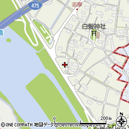 岐阜県美濃市志摩1128周辺の地図