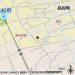 鳥取県境港市高松町390周辺の地図