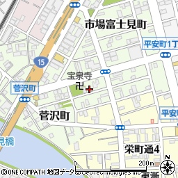 神奈川県横浜市鶴見区菅沢町周辺の地図