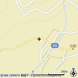 滋賀県高島市マキノ町在原665周辺の地図