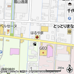 はるやま鳥取店周辺の地図