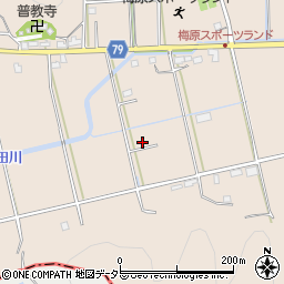 岐阜県山県市梅原2908周辺の地図