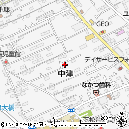 神奈川県愛甲郡愛川町中津722-2周辺の地図