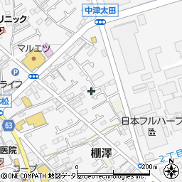 神奈川県愛甲郡愛川町中津3432-8周辺の地図