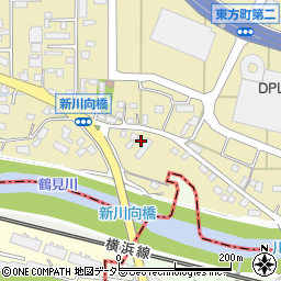 神奈川県横浜市都筑区川向町181周辺の地図