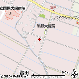 千葉県大網白里市富田740-4周辺の地図