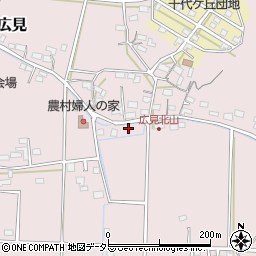 岐阜県関市広見589周辺の地図