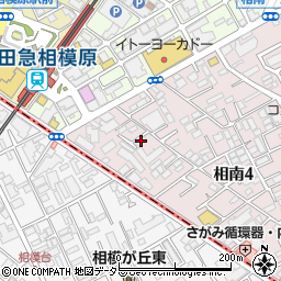 メゾンアルブル相模原周辺の地図