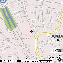 神奈川県厚木市上依知327周辺の地図