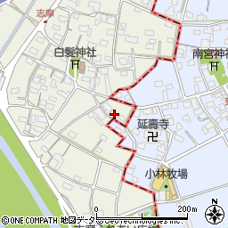 岐阜県美濃市志摩801周辺の地図