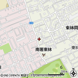 神奈川県相模原市南区東林間7丁目33-10周辺の地図