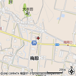 岐阜県山県市梅原2651-5周辺の地図