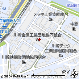 川崎金属工業団地協同組合周辺の地図