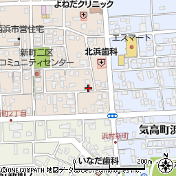 鳥取県鳥取市気高町北浜3丁目38-1周辺の地図