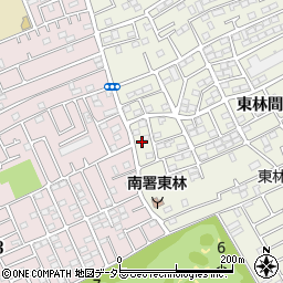 神奈川県相模原市南区東林間7丁目33周辺の地図