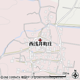 滋賀県長浜市西浅井町庄1344-1周辺の地図