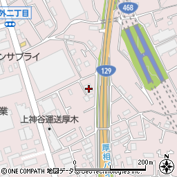 神奈川県厚木市上依知1054周辺の地図
