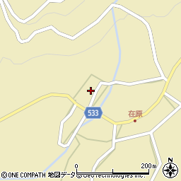 滋賀県高島市マキノ町在原641周辺の地図