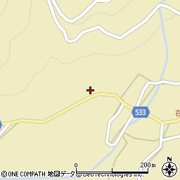 滋賀県高島市マキノ町在原668周辺の地図
