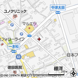 神奈川県愛甲郡愛川町中津3427-3周辺の地図