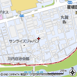 ウチノ製作所周辺の地図