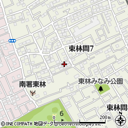 神奈川県相模原市南区東林間7丁目22-15周辺の地図