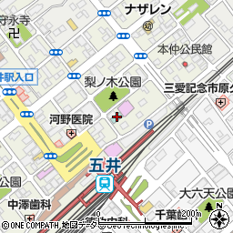 ビジネスホテル・五井キャピタルホテル周辺の地図