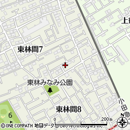 神奈川県相模原市南区東林間7丁目14-11周辺の地図