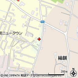 千葉県大網白里市柿餅上貝塚入会地周辺の地図