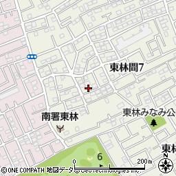 神奈川県相模原市南区東林間7丁目23-5周辺の地図