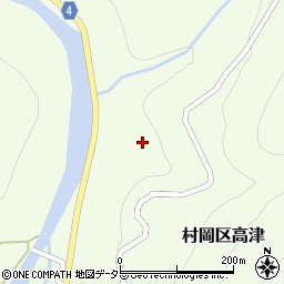 兵庫県美方郡香美町村岡区高津1039周辺の地図