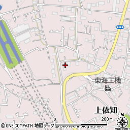 神奈川県厚木市上依知129周辺の地図