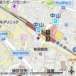サンマルクカフェ JR中山駅前店周辺の地図