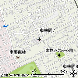 神奈川県相模原市南区東林間7丁目22-16周辺の地図