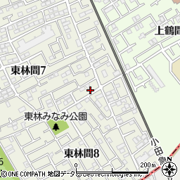 神奈川県相模原市南区東林間7丁目14-4周辺の地図