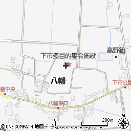 鳥取県東伯郡琴浦町八幡周辺の地図