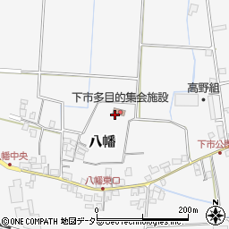 鳥取県琴浦町（東伯郡）八幡周辺の地図