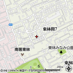 神奈川県相模原市南区東林間7丁目23-3周辺の地図