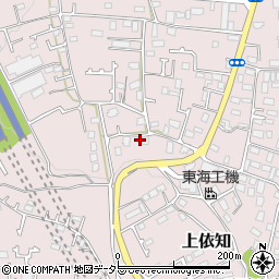 神奈川県厚木市上依知122周辺の地図