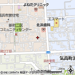 鳥取県鳥取市気高町北浜3丁目38周辺の地図