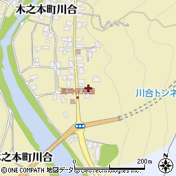 滋賀県長浜市木之本町川合128周辺の地図